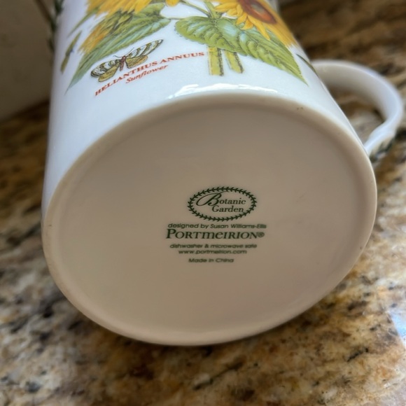Portmeirion sunflower mug Pimpernel Botanic Garden Coffee Tea cup - Picture 7 of 7